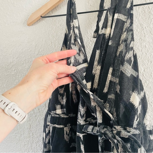 Madewell Black and White Patterned Jumpsuit - Picture 5 of 14